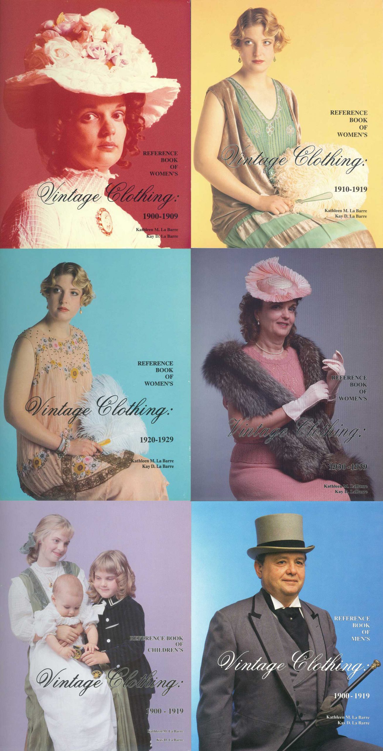 The Complete Collection - All Six Reference Books on Vintage Clothing  1900-1939 - La Barre Books