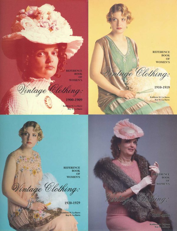 Complete Fashion Reference Books on on Women's Vintage Clothing 1900-1939